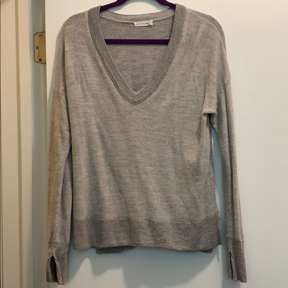 Rag and Bone Jean grey sweater